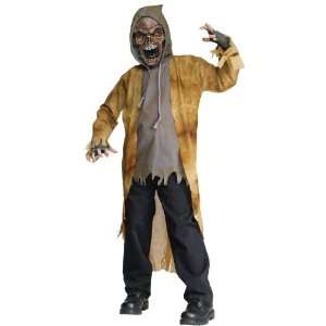   By Fun World Street Zombie Child Costume / Brown   One Size (up to 14