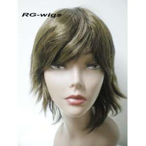   Straight GM3 8100% Chinese Remy Hair Monofilament Wig half hand tied