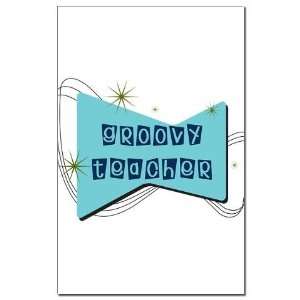  Retro Teacher Gifts Funny Mini Poster Print by  