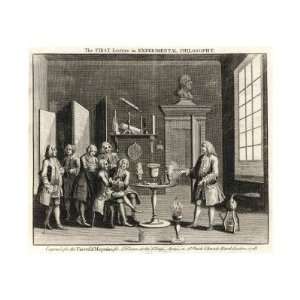 The First Lecture in Experimental Philosophy a Chemist Demonstrates 