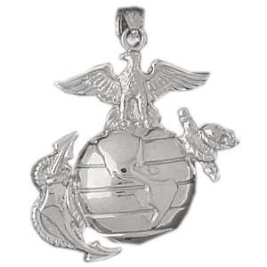   Sterling Silver Pendant Military Inspired CleverSilver Jewelry