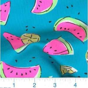  58 Wide Nylon/Lycra Swimwear Fabric Fruity Turquoise By 
