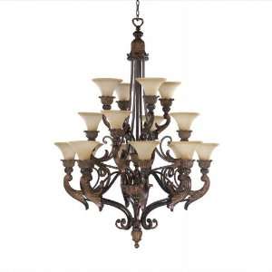  Madeleine Corsican Gold Chandelier