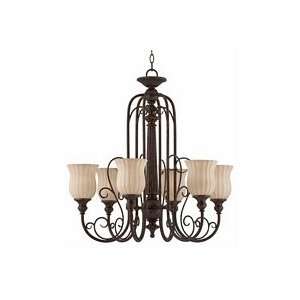  Mademoiselle   chandelier in tortoise shell with scavo 