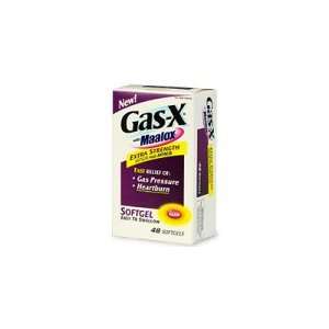 Gas X AntiGas Plus Antacid with Maalox, Extra Strength, Softgel 48 
