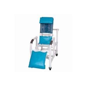 15 PVC Reclining Shower/Commode Chair   Open Front Seat   Pediatric 