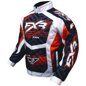 Mens FXR Cold Cross Race Jacket, HAZ/YEL/WHT  Sports 
