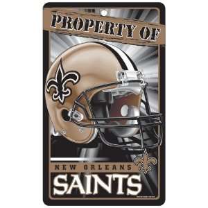 New Orleans Saints NFL Property Sign   New Orlean Saints