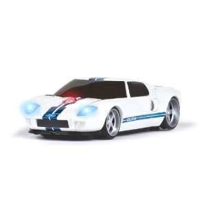  Wireless Mouse   Ford GT White with Blue Stripes 