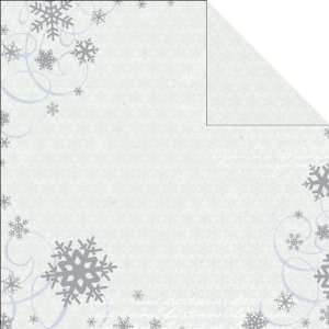 Winter Whites Dbl Sided Iridescent Specialty Paper 12X12 Let It Snow 