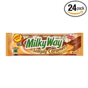 Milky Way Chocolate Candy Fun Size, Simply Caramel, 4.42 Ounce (Pack 