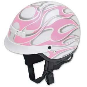   Nomad Helmet , Color Pink, Size 2XS, Style Ghost Flames 0103 0225