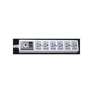  WOODS INDUSTRIES 0417 6 OUTLET STRIP SURGE PROTECTOR 