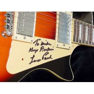 Les Paul Signed Guitar & Case Personalized TO MIKE KEEP ROCKIN