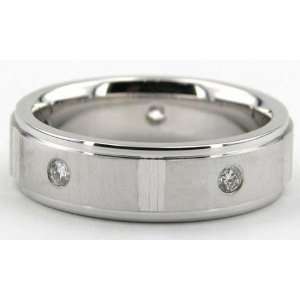  Platinum 950 Diamond 0883 Wedding Bands Rings   Size 6.25 