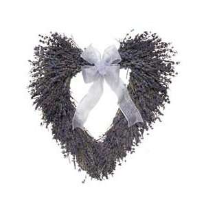  Handcrafted 16 Heart Shaped English Lavender Wreath With 