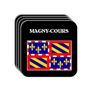 Bourgogne (Burgundy)   MAGNY COURS Set of 4 Mini Mousepad Coasters