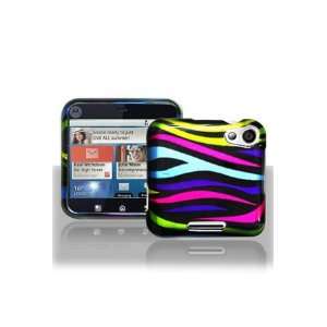  Motorola MB511 Flipout Graphic Case   Rainbow Zebra Cell 