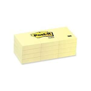  3M Post it Canary Original Note Pads