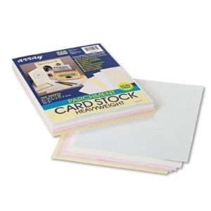 Array 65 lb. Card Stock   65lb, Assorted Parchment Colors, Letter, 100 