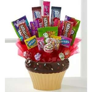Sweets In Bloom Candied Cupcake Birthday Flower Bouquet  