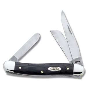  Case Cutlery 10318 Stainless Steel Smooth Black G 10 