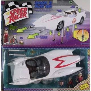 Speed Racer Classic MACH 5 Vehicle W/Exclusive Spridle & Chim Chim 