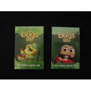  Disney Pixar A Bugs Life Movie Promo Pins(set of 2 