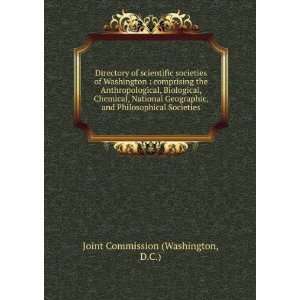  Directory of scientific societies of Washington 