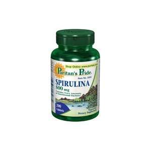 Spirulina 500 Mg   Contains Trace Amounts of Nutritional Factors   200 