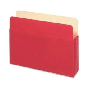  Globe Weis Colored Expanding File Pocket   Red 