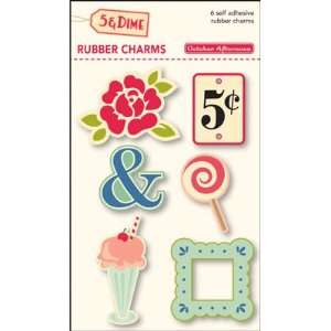  5 & Dime Collection Rubber Charms (October Afternoon 