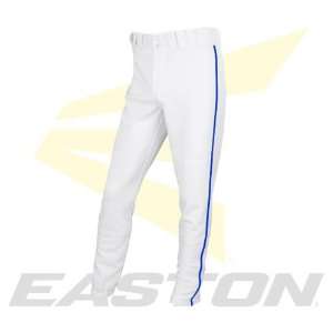 Easton Youth Bio Dri Deluxe Piped Pants White/Royal Medium  