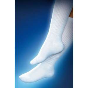  Sock 8 15 mmHg Knee High Mild Compression Socks in Small White 110831