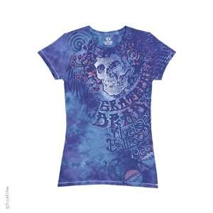 Grateful Dead Baby Blue Ladies T Shirt (Tie Dye), M  