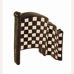 Fly Thru   Checkered Racing Flag 