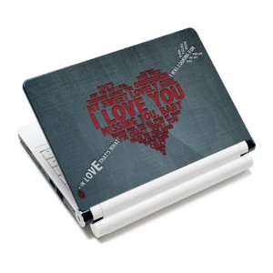 Love Heart Honey Words Laptop Notebook Protective Skin Cover Sticker 