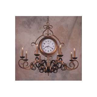  Elk 81900 Classical Timepiece Chandelier Bronze 34 x 32 