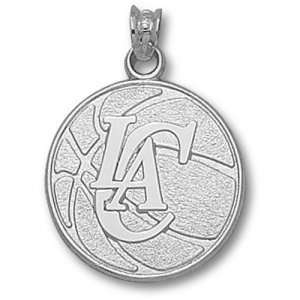  Los Angeles Clippers NBA Basketball 3/4 Pendant (Silver 