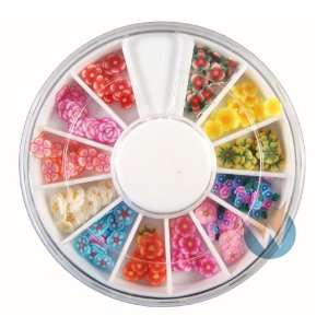   Art Polymer Decal Slices in Wheel   Ready to Use by Winstonia Beauty