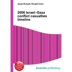  2006 Israel Gaza conflict casualties timeline Ronald Cohn 