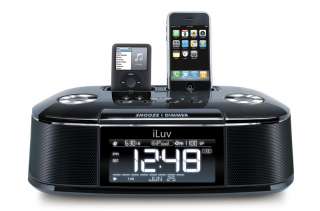  iLuv iMM173 Alarm Clock and Dual Dock for iPod and iPhone 