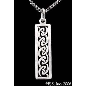   White Gold, 18 Silver Cable Chain, Celtic Jewelry, 14 k white gold