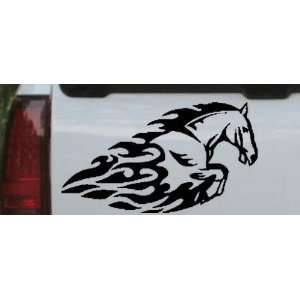  Flaming Mustang Horse Animals Car Window Wall Laptop Decal 