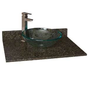   for Vessel Sink   No Faucet Drilling   Highly Polished Absolute Black