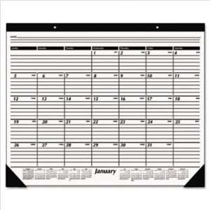  Desk Pad Calendar for 2009, 24 X 19, Jan. Dec., Black