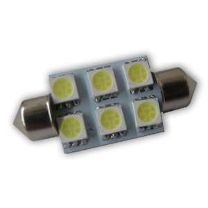  D36mm 5050 6 SMD LED Festoon Bulbs   3423 3425 6418 C6W 