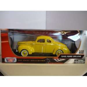  MotorMax 1940 Ford Deluxe Die cast 118 Scale Collectible Model Car 