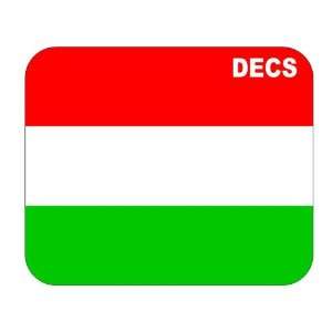  Hungary, Decs Mouse Pad 