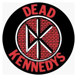  Dead Kennedys   Round Fresh Fruit Logo on Bricks   Sticker 